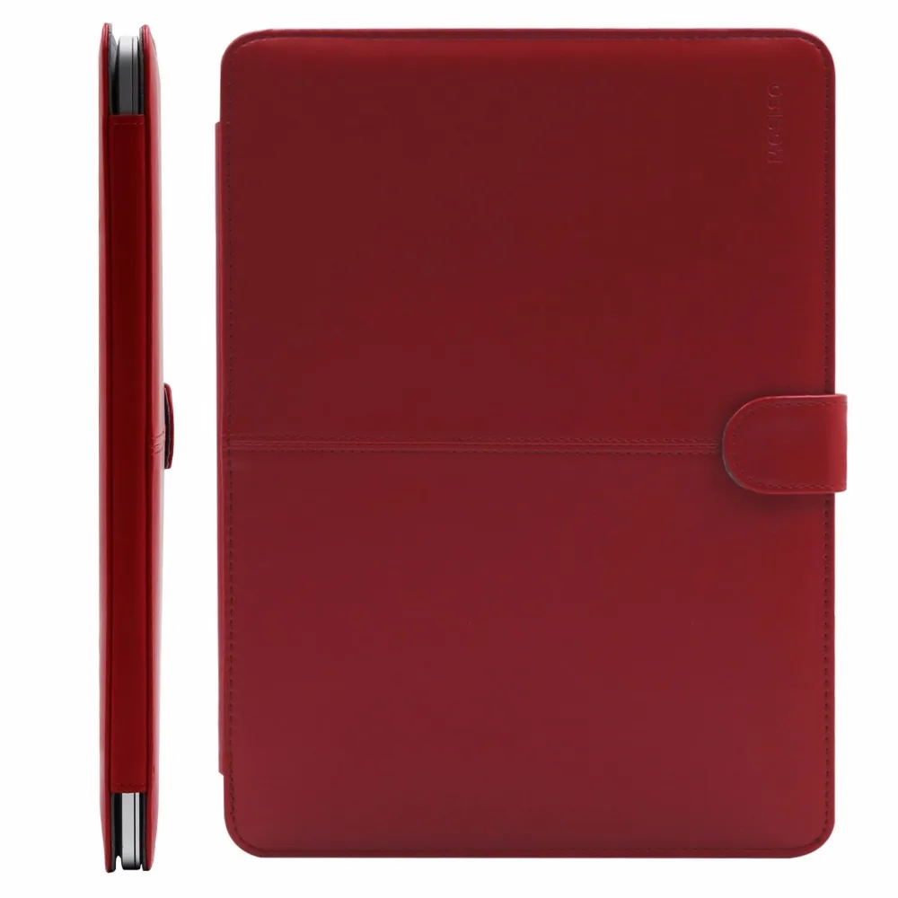 Чехол-книжка Mosiso из искусственной кожи для Macbook Pro 15 retina, модель A1398, аксессуары для планшетов, ноутбуков, черный, коричневый, красный