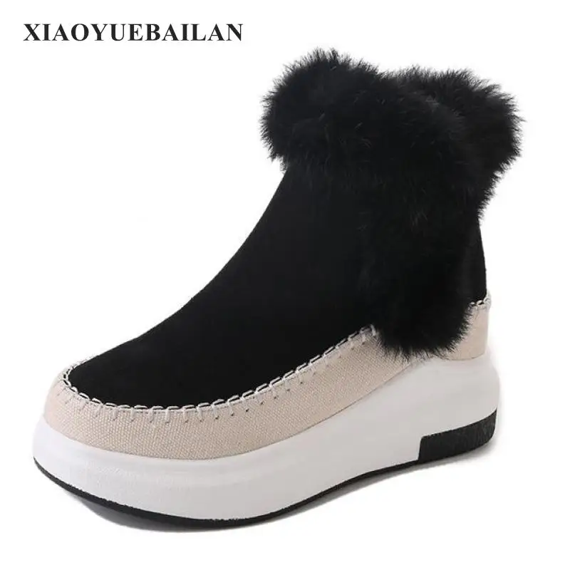 

Winter Fashion Comfortable Warmth Thick Soled Boots In Muffin boots