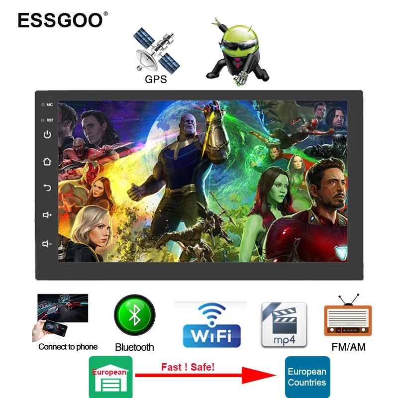 

Android 8.1 2 Din Car Radio Multimedia Video Player Universal Autoradio Stereo Gps Map For Nissan Wei Tager Tuv Cheverolet Etc.