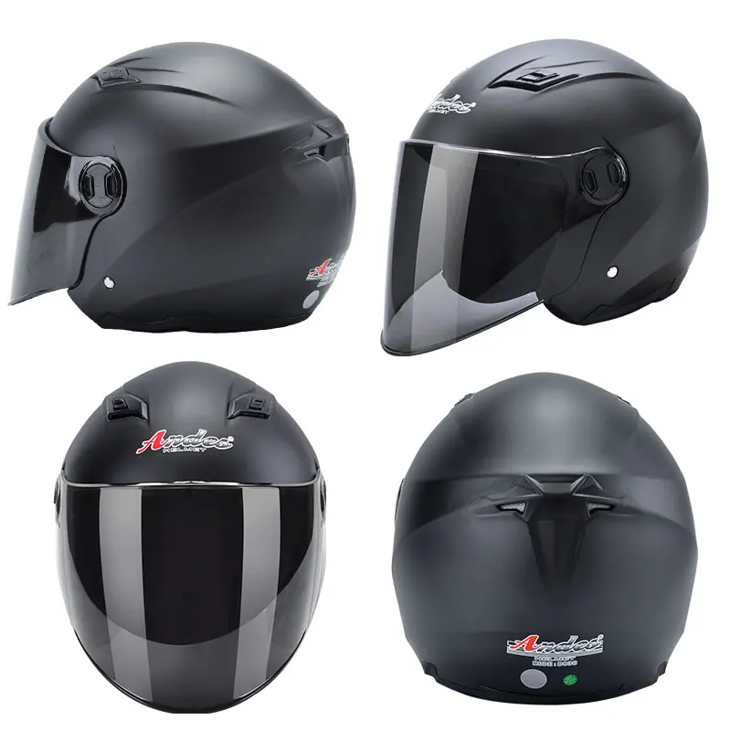 Moto rcycle шлем 3/4 открытый шлем для скутера capacete moto rbike шлем модульный откидной шлем casco moto с объективом светодиодный свет