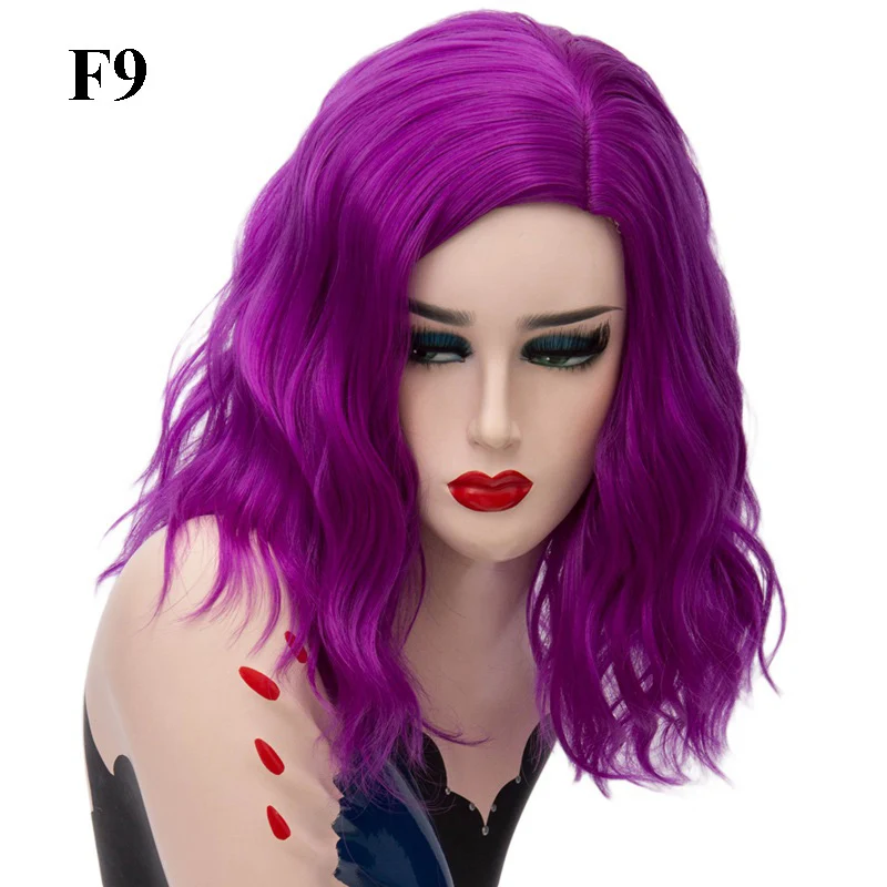 Pelucas sintéticas blancas de plata cortas de mujer MSIWIGS para mujeres resistente al calor Cosplay pelo Rosa peluca rubia