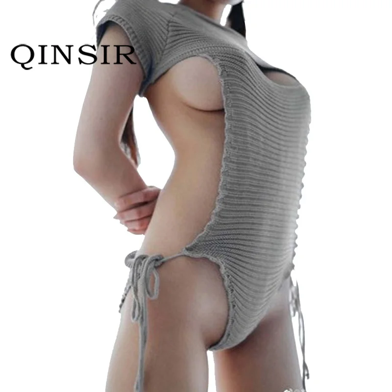 Coser الإناث الكروشيه الياقة المدورة الجوف سترة الصيف العذراء القاتل البلوفرات جابانيس محبوك مثير عارية الذراعين النساء البلوزات
