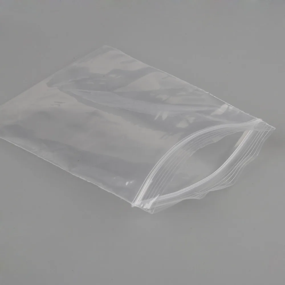 100 шт многоразмерный пакет с замком-молнией, прозрачный полиэтиленовый пакет, легко стираемый пластиковый маленький мешок для подарков, упаковка для ювелирных изделий, самозапечатывающаяся сумка