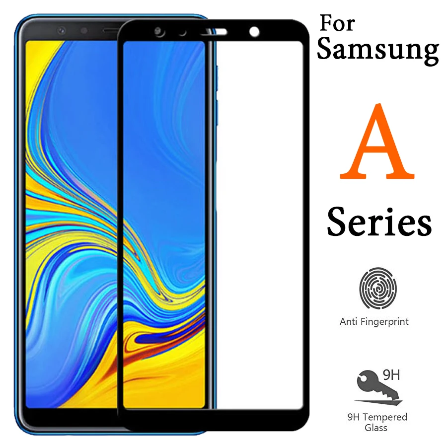 Закаленное стекло для samsung galaxy a5 2018 a6 a7 a8 a9 защитная пленка экрана a750 a 5 6 7 8 9 5a 9a a82018
