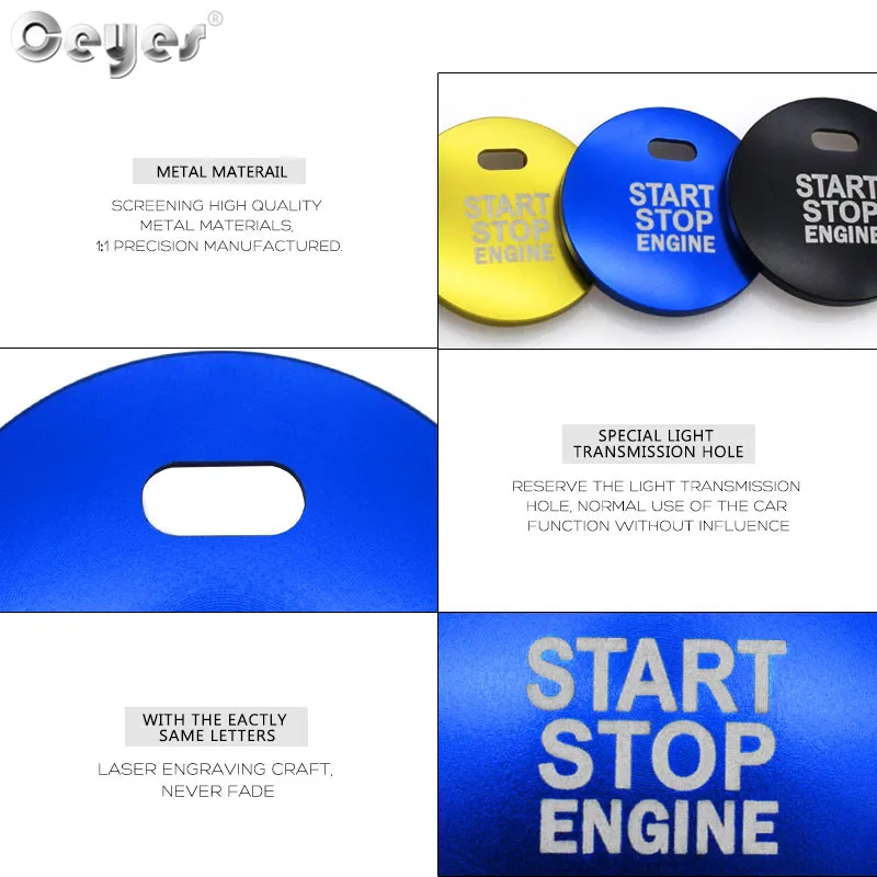 Start Engine Button Cover Ring (8)