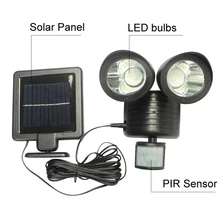 22 LED Solar Lamp Solar Light High Power Outdoor Waterproof Street Light PIR Motion Sensor Security Lighting Solar Wall Lamps