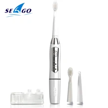 Электрическая зубная щетка SEAGO на батарейках, зубная щетка 40000 vpm, зубная щетка для здоровья, электрическая зубная щетка, отбеливающая, SG910