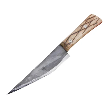 

507 CHEN Traditional Handmade Clip Steel Kill Sheep Pig Cattle Butcher Knife Slaughter House Eviscerate Meat Tool Bleeding Knife