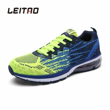 LEITAO Mens Sports Running Shoes Outdoor Breathable Comfortable Shoes Lightweight Athletic Sneakers for Men Zapatos Deportivos