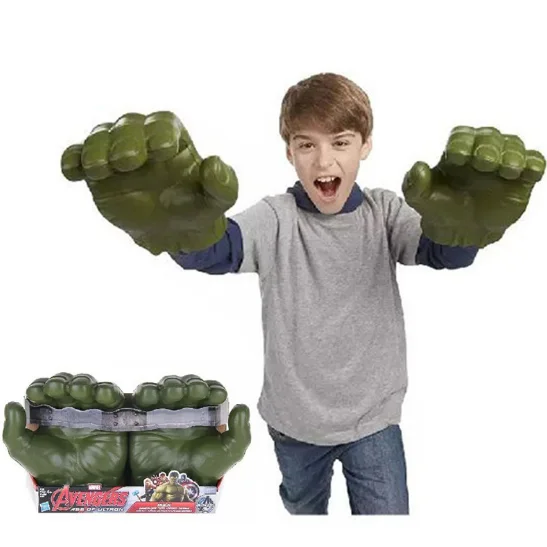 

Child Cosplay Hulk LED Light Luminous Sounding Fist Mask Quake Model Action Toys Fancy Props Gift 375