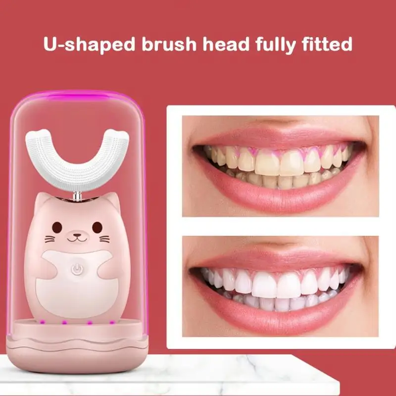 

Kids Cartoon Ultrasonic Toothbrush Three Gear Speed Electric Tooth Brush