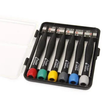 

8PK-2062 6Pcs Electronic Screwdriver Set DIY Repair Hand Tools Set Tool Service Kit For Phone Toolkit