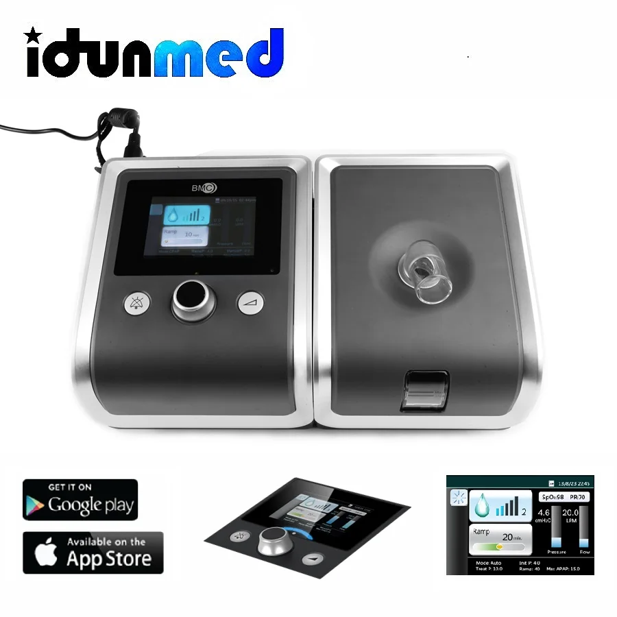 

BMC Auto CPAP Machine Portable Device With Nose Breathing Mask Strap Accessories For Sleep Apnea Snoring Ventilation Supplies