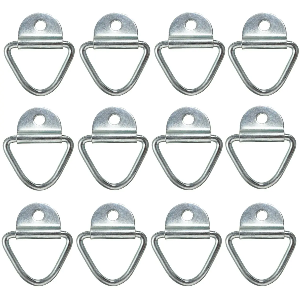 

12x Tie Down Lashing Ring Cheat Zinc Plated For Truck Trailer for Van Boat Horsebox