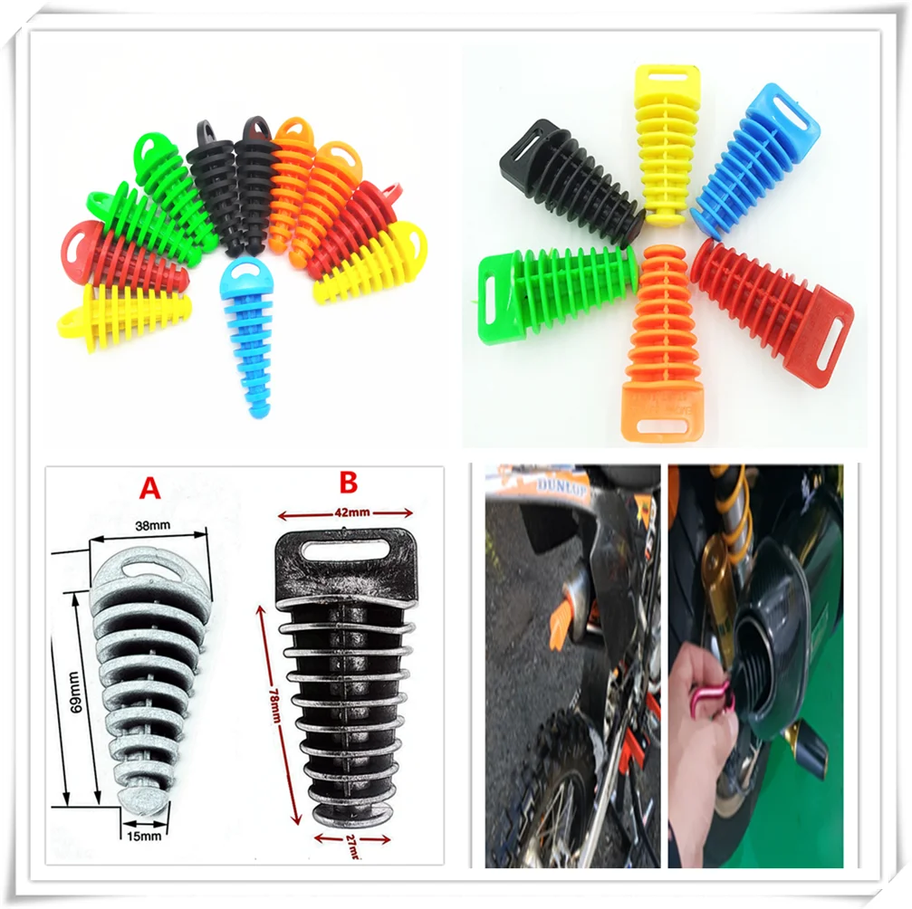 new Motorcycle Exhaust Pipe Plug Muffler Wash protector for Ducati 999 S R DIAVEL CARBON S4RS STREETFIGHTER 848 |