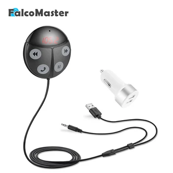

Car Bluetooth Aux Receiver FM Transmitter Adapter Bluetooth HandsFree Hand free Beetle style with Dual USB Car Charge