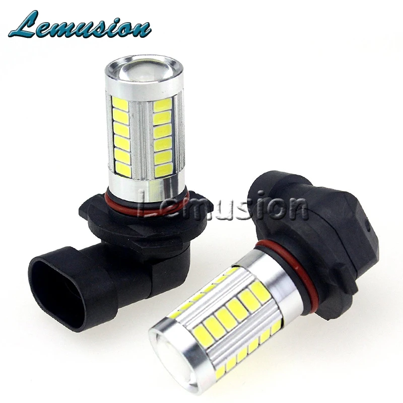 2X White High Power 33 LED 9005 HB3 SMD5630 Daylight Car LED Fog