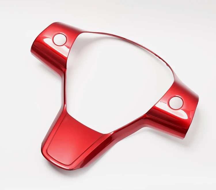 Decorativo do Volante do Carro para Tesla Luckeasy Remendo Modelo Volante Acessórios Quadro Decorativo Vermelho - Branco 3 Abs 16 Cheap Volantes e cubos de direção