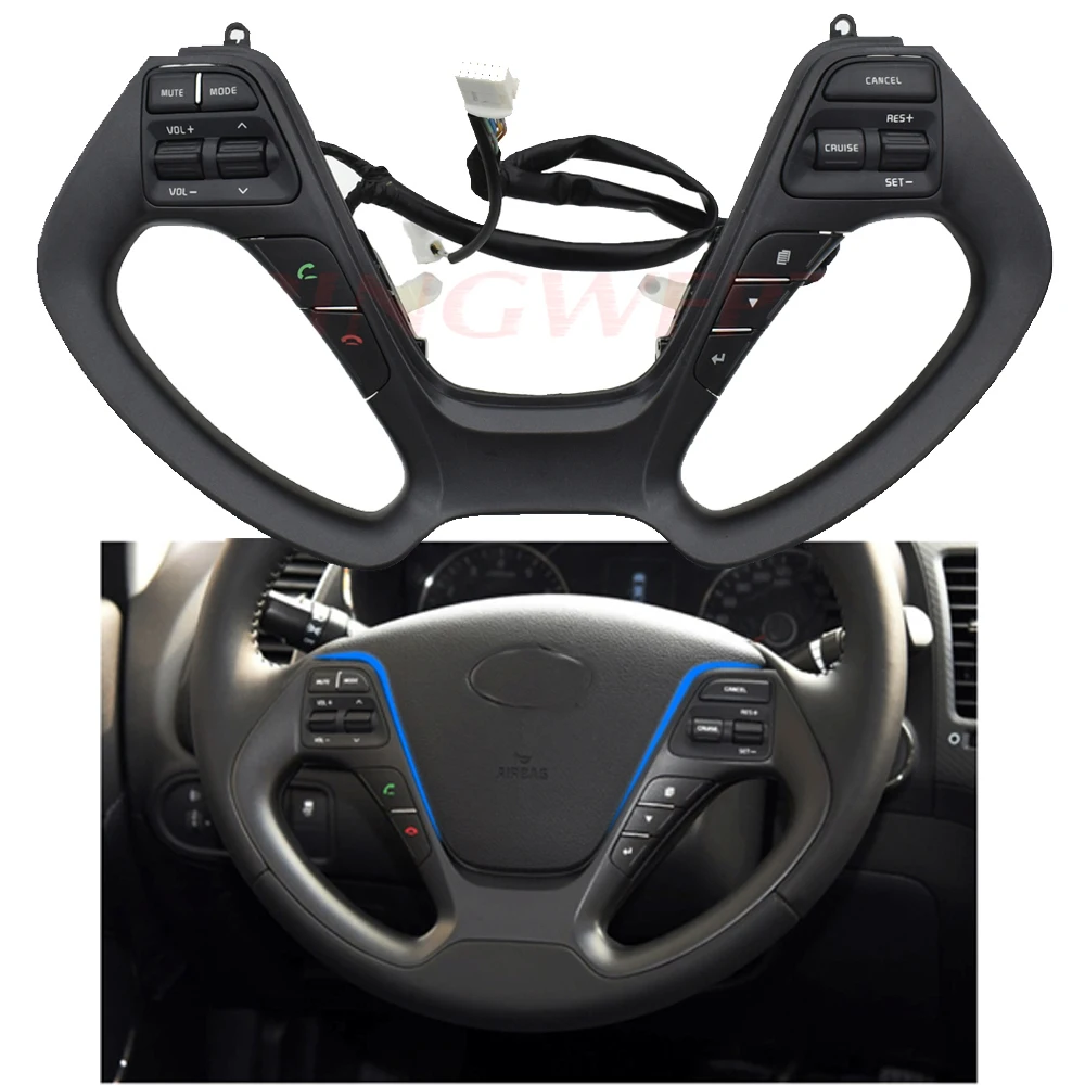 Круиз контроль руль кнопка Поддержка Bluetooth телефонный звонок для Kia K3/ks3 круиз контроль рулевого колеса автомобиля переключатель