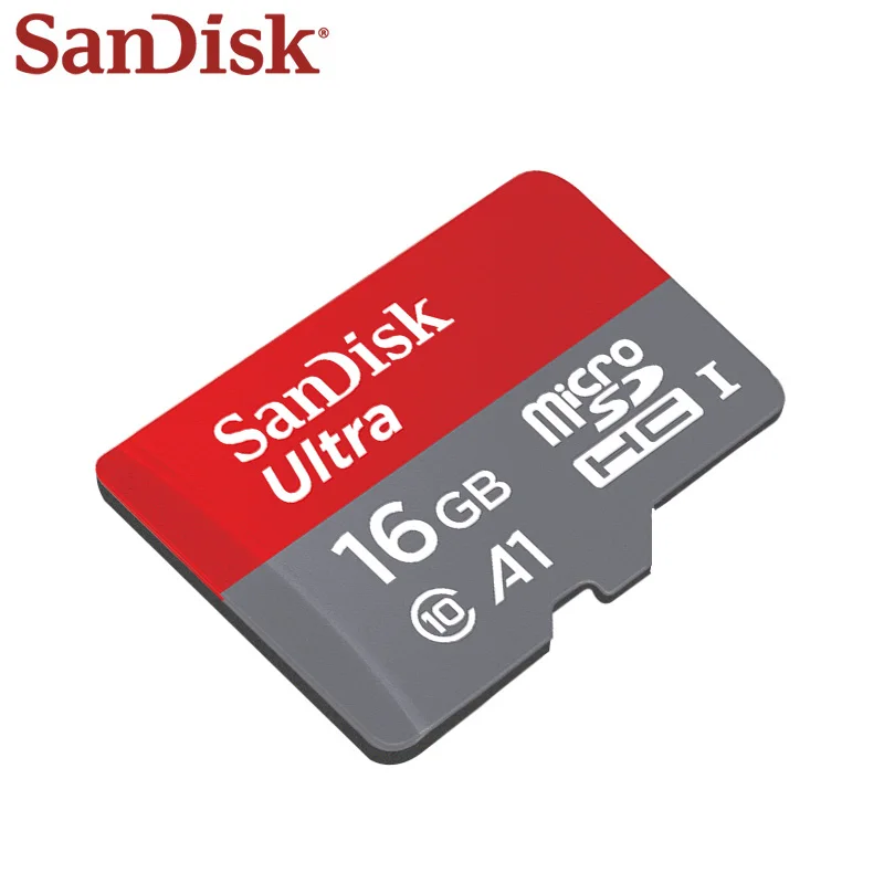Лучший 100% Оригинальные SanDisk Ultra карты памяти 16 GB SDHC Micro SD карты Макс читать Скорость 98 м с Class 10 A1 UHS I карты памяти Microsd