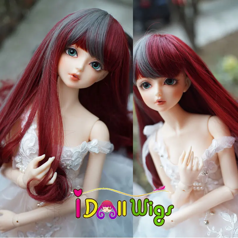 1/3 1/4 1/6 новый стиль Bjd SD парик куклы высокая температура проволоки длинные модные