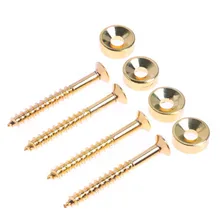 Электрогитара шеи втулки для крепления струн/втулки и винты Черные гитары басы ремни золото/черный/серебро