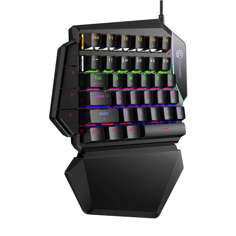 

GameSir GK100 One Hand Keyboard Mechanical Blue Switches Gaming Keypad for FPS Games, for Windows PC and GameSir X1