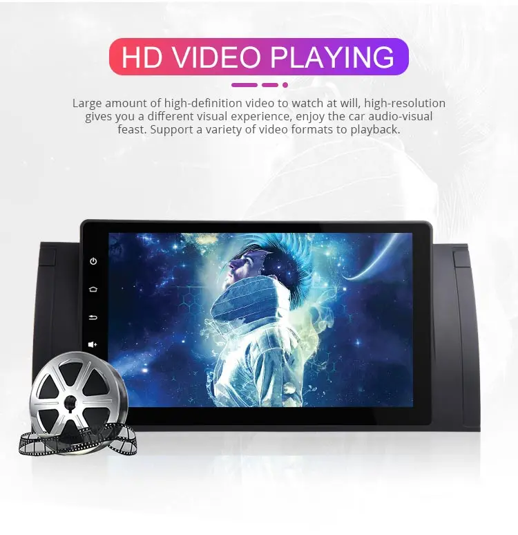 Best Besina 9 Inch Android 9.0 Car Radio For BMW E53 X5 E39 GPS Navigation Wifi Multimedia Player Bluetooth Autoaudio Stereo One Din 5