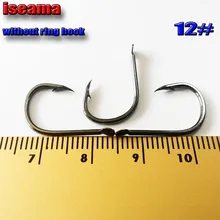 Самые популярные Крючки iseama Размер 12# количество 1000 шт./лот профессиональные высококачественные крючки