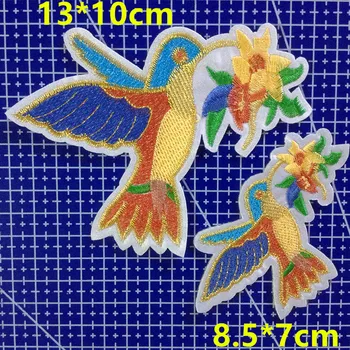 

13*10cm/8.5*7cm peace dove pattern embroidery iron-on combo DIY patch,embroidery pigeon patch,LY0810F