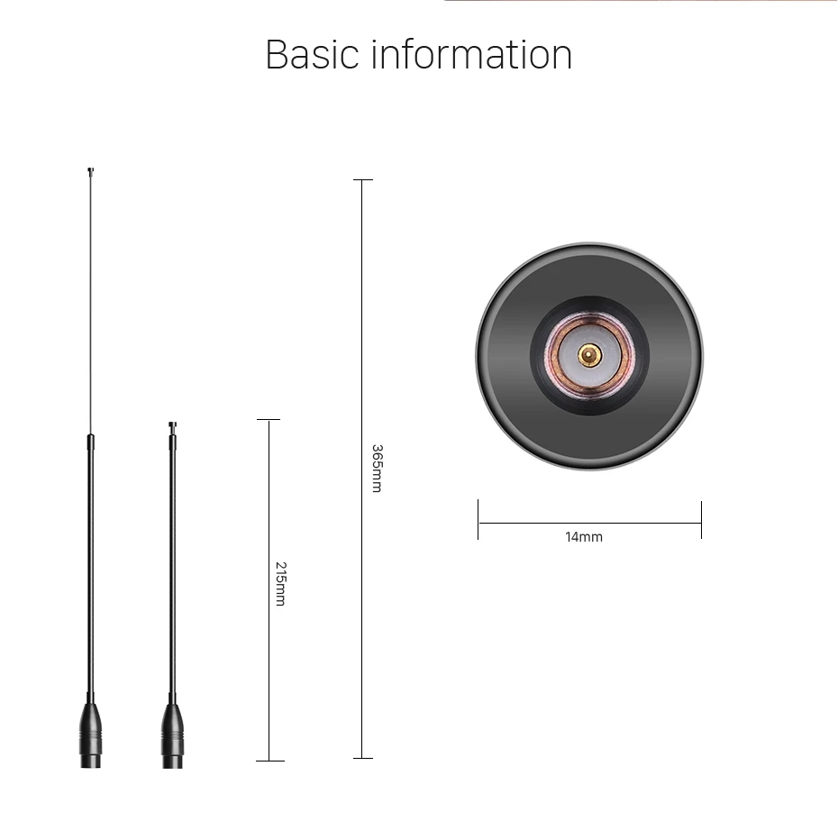 NKTECH sma-мужская антенна Dual Band для TYT MD-380 MD-390 gps MD-UV380 MD-UV390 TH-UV8000D TH-UV3R UV8000E Retevis RT82 RT3 GT-77S