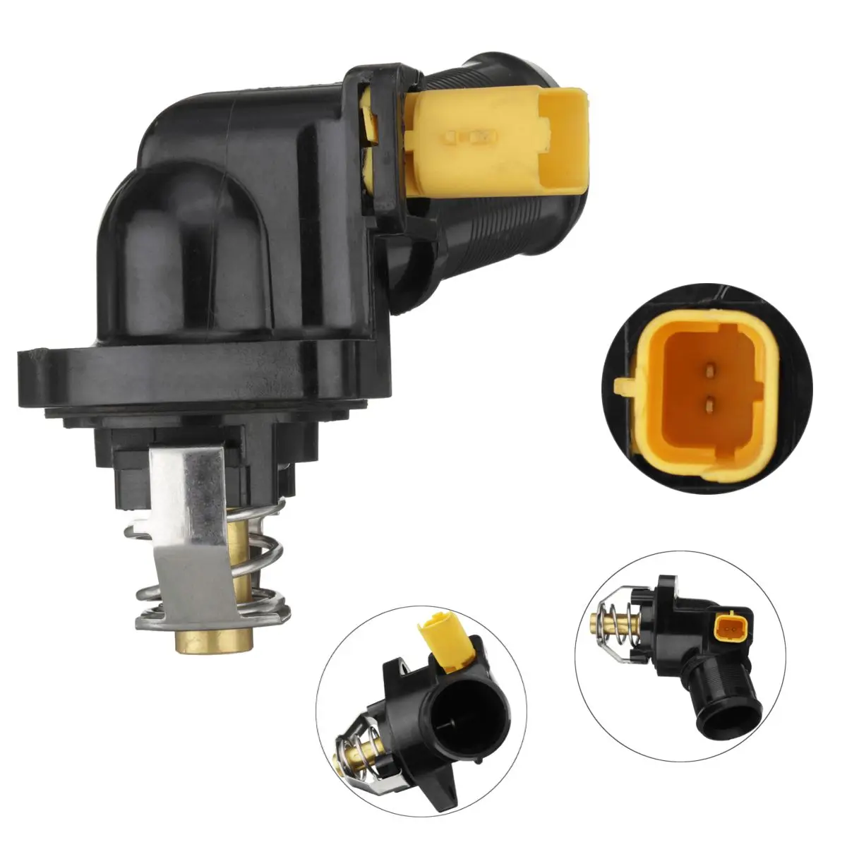 

1336Z2 Car Engine Coolant Thermostat Cover with Housing For Peugeot Bipper Tepee 206 207 1007 Control Temperature
