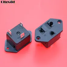 Cltgxdd 1 шт. AC 250 В 10A Панель Крепление US розетка электрическая розетка Женская промышленная розетка разъем питания