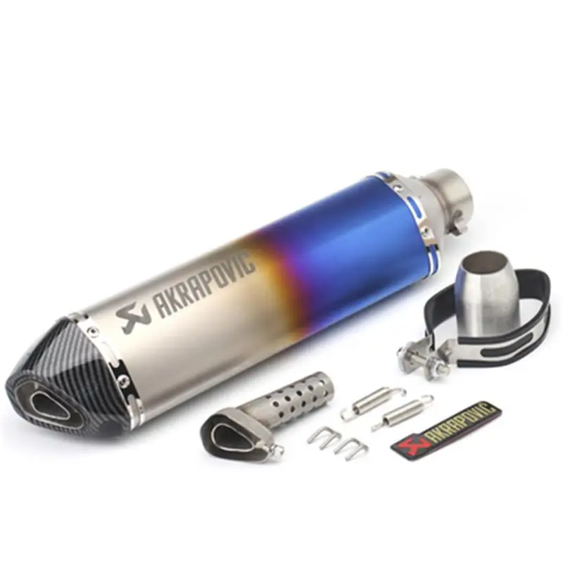

36~51mm Universal Motorcycle akrapovic Exhaust Muffler Escape Pipe for Yamaha Suzuki Honda Motorbike Scooter ATV Dirt Bike