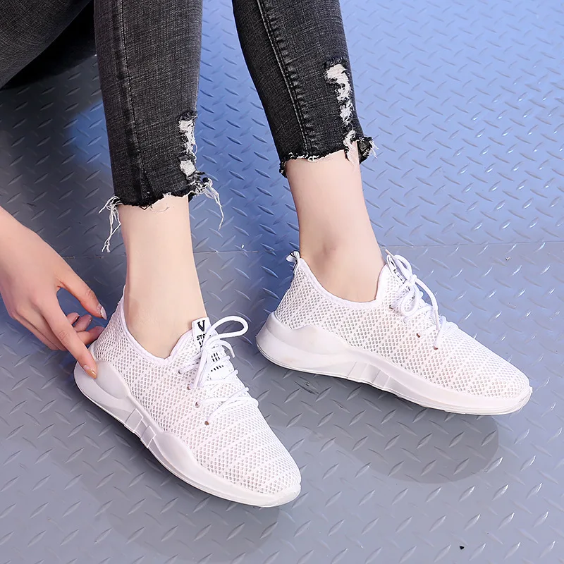 

2019 New Fashion Sneakers Women's Sports Leisure Mesh ShoesWomen's Vulcanized Shoes Women Drop Shipping