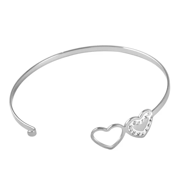 

CT-55 Stainless Steel Lover Couples her Beast& His Beauty Bangles Her King His Queen Bracelets Men Women Jewelry