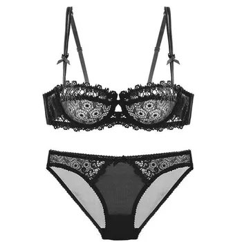 

Bra Sets for Women Underwear Sexy Lace Push Up Bra and Panties Bras Briefs Lingerie Clothing Unlined AA A B C D Cup