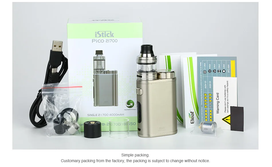 Eleaf iStick Pico 21700 100W with Ello TC Kit
