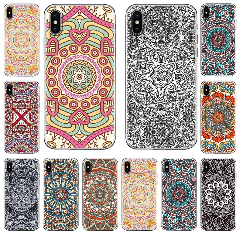 

Back Phone Cover For Asus Zenfone ZC520TL/ ZB552KL/ ZS620KL(ZE620KL) Colorful Totem Series TPU Silicone Soft Phone Case