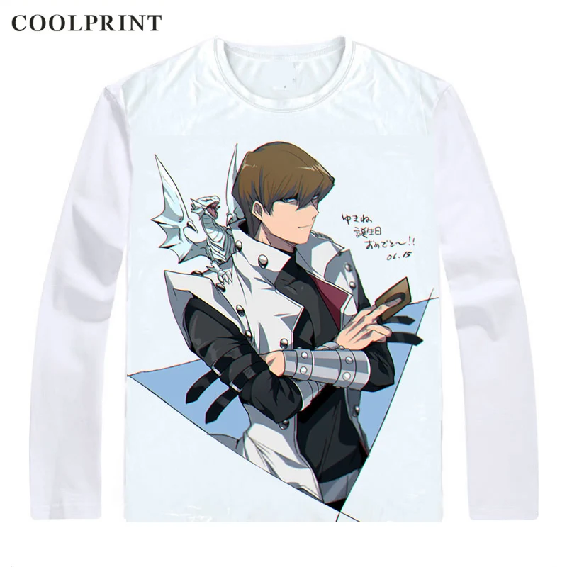 Футболка Kaiba сэто Кайба футболка Yuu Gi Ou Yu Oh King of Games Повседневная Винтажная с