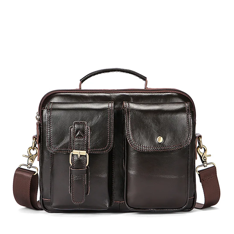 Пояса из натуральной кожи большой мужской Портфель Бизнес Сумочка ноутбук сумка Офисные Сумки для мужчин Maleta Bolso Hombre