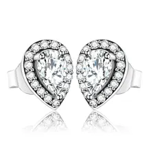 Модные свадебные каплевидные дизайнерские Сияющие серьги-гвоздики серьги со стразами для женщин Свадебные украшения подарок Brincos Berloque