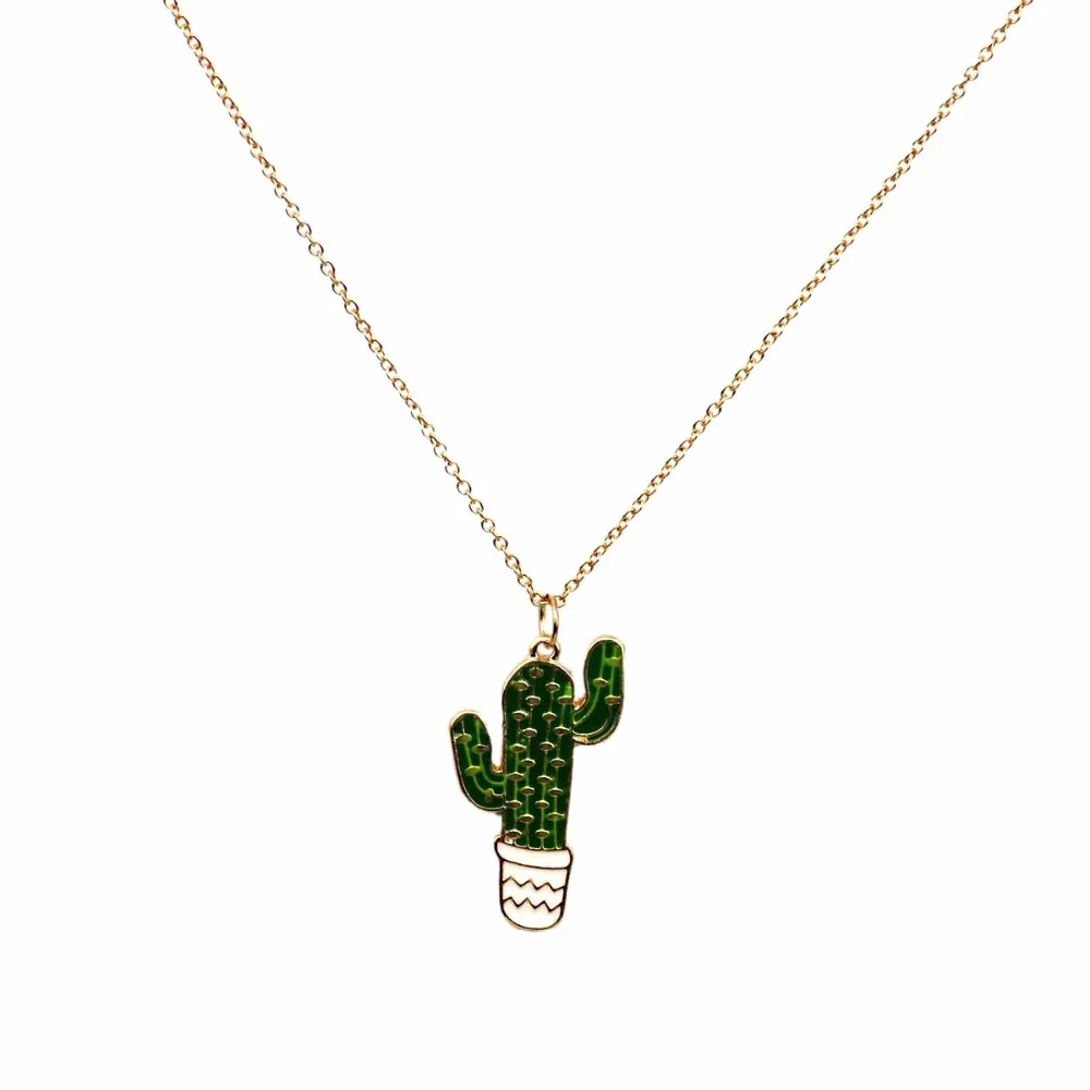 Timlee N009 Новая мода кактус ожерелья с кулоном, оптом