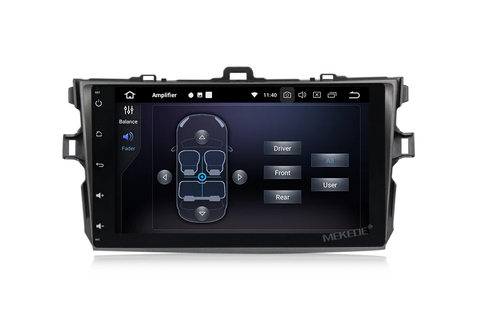 Perfect Big Screen 4G RAM Android 9.0 Octa-core Car DVD Player for Toyota Corolla E140/150 2006-2011 with Radio Wifi GPS DVR 32GB ROM 16