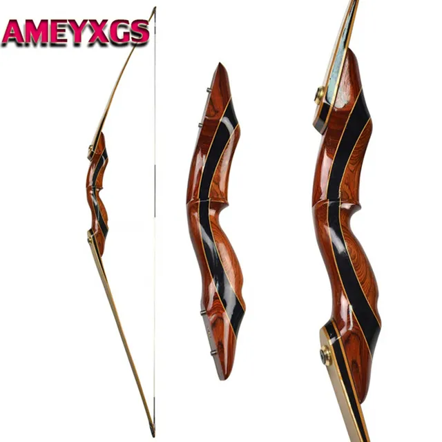 US $183.00 55lbs Archery Takedown Recurve Longbow Right Hand American Hunting Outdoor