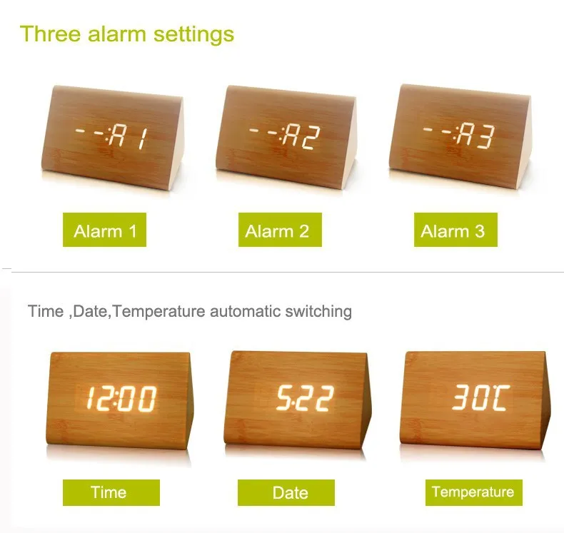 triangle alarm clock