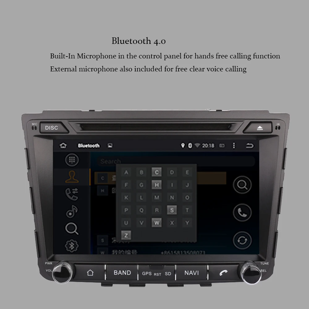 Best 2 DIN 1024*600 8 Core Android 9.0 Car DVD For HYUNDAI IX25  2014-2016 with 4GB RAM 3/4G Car GPS Radio Navigation OBD2 Head unit 4