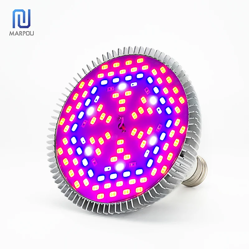 

Full Spectrum LED Spotlight Bulb 220V E27 120 78 40 28 18 Leds Lampara High Quality For Greenhouse Hydroponics Growing Fitolamp