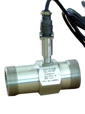 

LWY-20 Liquid turbine flow meter/output NPN signals contact with PLC