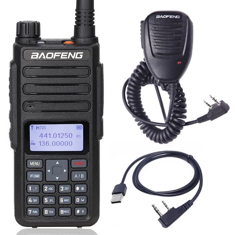 Baofeng DM-1801 цифровая рация tier 2 tier II Dual Time slot DMR цифровой и аналоговый репитер режим DM-860 Ham портативное радио - Color: as pic show 2